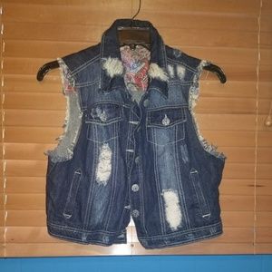 Denim vest